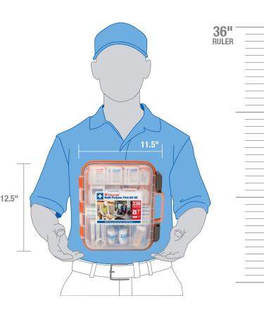 336 Piece First Aid Kit - Portable Plastic Case for Home, Office, and Travel - Buy Online on GoSupps.com