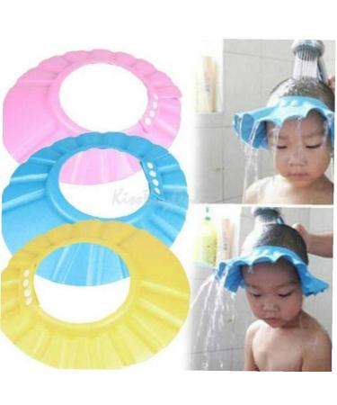 Froiny 1 Pcs High Quality Baby Child Kid Shampoo Bath Shower Wash Hair Shield Hat Cap 30*26.5*0.03cm Blue