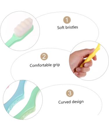 Buy Minkissy 4-Piece Micro Toothbrush Set for Kids & Adults - Travel-Friendly Manual Tooth Cleaning Tools | International Shipping Available - Buy Online on GoSupps.com
