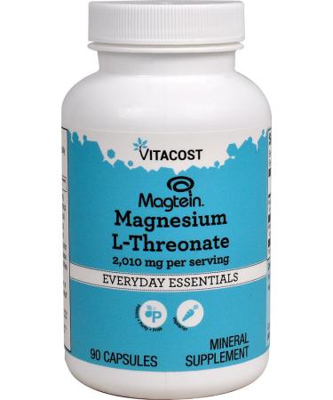 Vitacost Magtein Magnesium L-Threonate -- 2010 mg - 90 Vegetarian Capsules