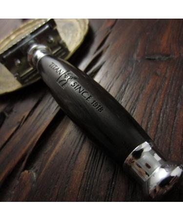 Japan Vintage Hairdressing Set | Chopped Throat Razor & Luxury Shaving Brush - Natural Cowhide & Honpaste - Buy Online on GoSupps.com