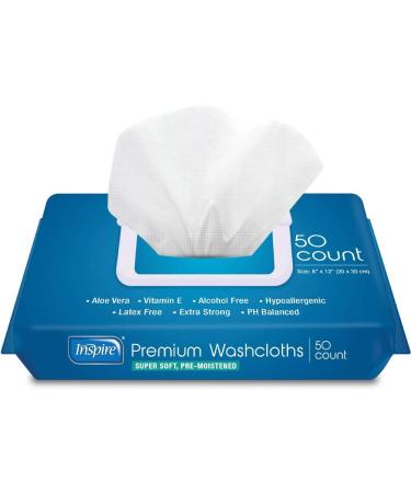 Inspire Adult Wet Wipes 600 Count - Incontinence & Cleansing Cloths - Buy Online on GoSupps.com