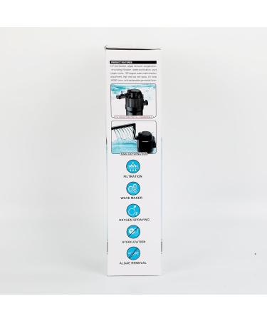 Forever Speed 5-in-1 Aquarium Filter with UV 8W - Adjustable 650L/h Pump for 100-300L Aquariums | Best International Shipping - Buy Online on GoSupps.com