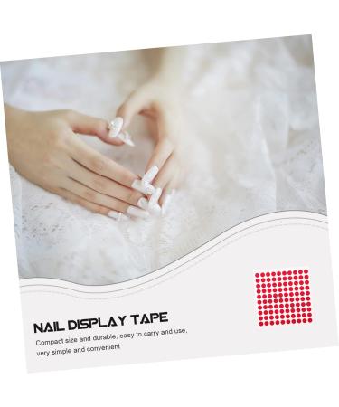 minkissy 5 Sets Display Board Tape Nail Display Stand Strip Clear Duct Tape Clear Tape Nail Art Showing Tape Transparent Tape Manicure Tape for Nail Adhesive Tape Bracket Double Sided 0.8x0.8x0.2cm - Buy Online on GoSupps.com