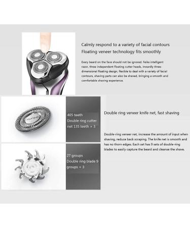 GeRRiT Rechargeable Electric Shaver - Wet/Dry IPX7 Waterproof Razor with Pop-Up Trimmer | Best International Shipping - Buy Online on GoSupps.com