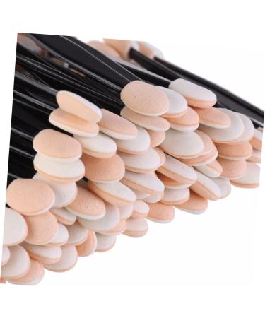 VINTORKY 50 Pcs Dual Sided Eyeshadow Brush Eye Shadow Sponge Applicator Double Sided Makeup Brush Black Size 1 Black - Buy Online on GoSupps.com