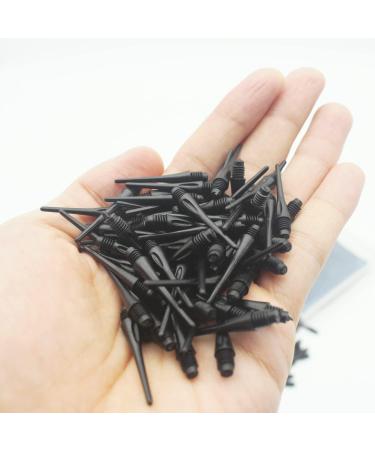 500 Pack ROOBEEO 2BA Thread Plastic Tip Dart Points with Case - Black Soft Dart Tips Replacement for Improved Accuracy - Dart Accessories - Buy Online on GoSupps.com