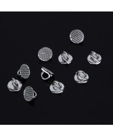 Sino Dental Orthodontic Brackets Lingual Buttons Bondable Double Wings Round Base with Rectangular Bondable Eyelets - 10 Packs (10pcs/pack) - Bond Eyelets - Buy Online on GoSupps.com
