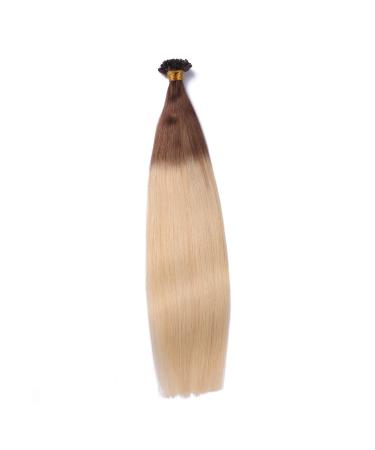 Premium Keratin Bonding U-Tip Extensions - #17/20 Ombre 50cm 100 Strands 100% Remy Hair by Novon - High Quality 50g - Buy Online on GoSupps.com