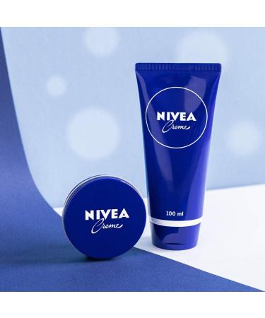 NIVEA Cream Universal Care Tube (100 ml) classic moisturizing cream for all skin types rich cream with nourishing eucerit - Buy Online on GoSupps.com