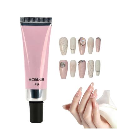 Nail Glue Gel Innovative Design Easy Clean Effortless Multipurpose Safe 30g Solid UV Acrylic Super Strong and Gentle Pressure | Outdoor Indoor Utility Comfortable - Buy Online on GoSupps.com