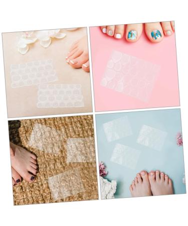 CALLARON 100 Sheets Adhesive Nail Tabs Double Side Nail Glue Strong Adhesive Strips Practical for Women Girls - Buy Online on GoSupps.com