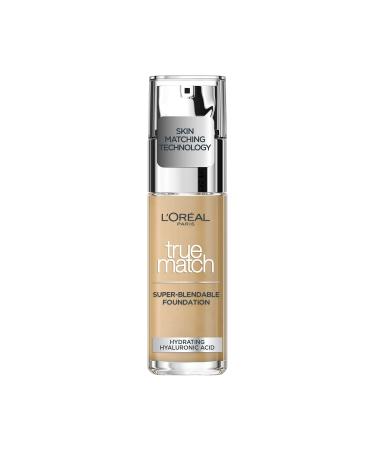 L'Oreal Paris Liquid Foundation Super-Blendable Skincare Infused with Hyaluronic Acid True Match 4N 30 ml