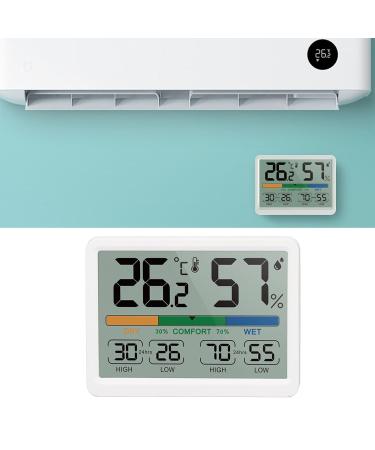 High-Precision Thermometer Hygrometer Display - Large LCD for Refrigerators & Cars | Accurate Temperature & Humidity Measurement - Buy Online on GoSupps.com