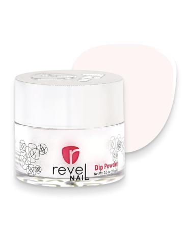 Revel Nail Dip Powder - Clear Dip Powder Nail Polish  Chip Resistant Dip Nail Powder with Vitamin E and Calcium  DIY Manicure Vivien