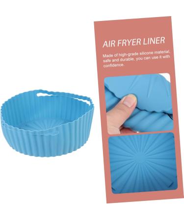 Alipis Kitchen Handle Reusable Food Design Non-Stick Supply - Liner Fryer Accessory Pad Blue 19X19X7CM - Buy Online on GoSupps.com
