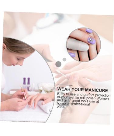 FRCOLOR 60 Pcs Nail Case Nail Soak off Caps Manicure Art Varnish Protector Nail Polish Varnish Protector Reusable Gelt Nail Gel Polish Nail Polish Protector Plastic Removal Tool Milk 4x2cmx3pcs As Shownx3pcs - Buy Online on GoSupps.com