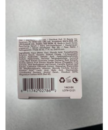 Doll 10 Smooth Assist Overnight Facial Serum - 11% Triple-Acid Resurfacing for Skin Tone Pores & Wrinkles | Vegan & Cruelty-Free - Buy Online on GoSupps.com