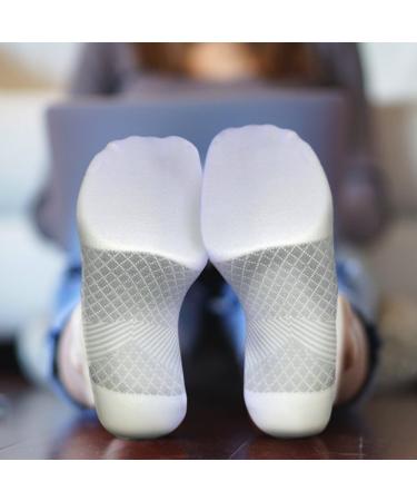 OrthoSleeve Plantar Fasciitis Orthotic Socks | Small Mint No-Show - Relieve Heel & Arch Pain - Buy Online on GoSupps.com