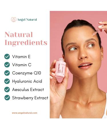 Coenzyme Q10 Face Serum - Anti-Aging Moisturizer for Sensitive Skin | Reduce Fine Lines Wrinkles & Plump Skin with Vitamin C & Hyaluronic Acid - 1 Oz Premium Korean Skincare - Buy Online on GoSupps.com