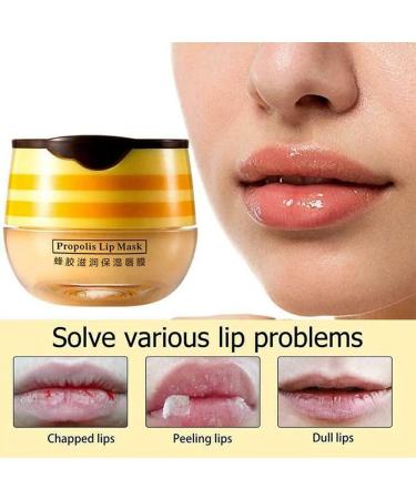 siduytin Honey Lip Balm Propolis Moisturizing Lip Mask Lip Care Women Unisex Moisturizer Lightweight Plumping Lip Gloss - Buy Online on GoSupps.com