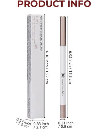 Iouyjiu Long Lasting Eyeliner Pencil Eyeliners for Women Eyeliner Makeup PencilProfessional White Eyeliner PencilEye Silkworm Brighten Up Eyeliner Pen for Women 102 - Buy Online on GoSupps.com
