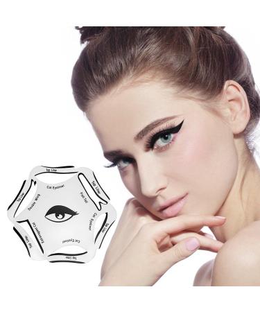 6 In 1 Stencils Quick Tool for Eye Makeup Suitable for Various Eye Shapes Plastic Easy to Use (1)