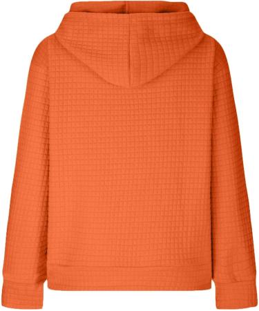 oelaio Oversized Hoodie Sweatshirts for Women Trendy Weekly Deals 2023 Waffle Knit Women's Hoodies Long Sleeve Casual Solid Orange Large - Buy Online on GoSupps.com
