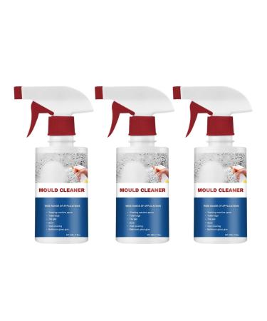ODSZCIN Mildew Cleaner Foam Rich Foam Removes Stains Household Mildew Removal Foam Spray Mildew Deodorant Decontamination Spray for Kitchen and Bathroom 3pcs