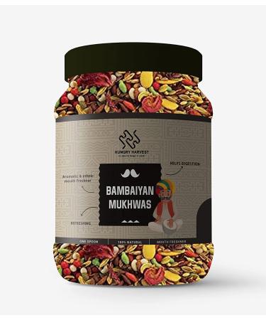 Hungry Harvest Bambaiya Mukhwas Mix Saunf mukhwas 150 GMS | Bombaiya Mouthfreshner_Packing May Vary