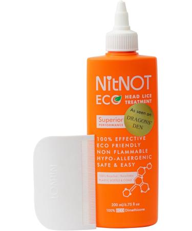 NitNOT - NitNOT Headlice Treatment As Seen On Dragons Den100% Effective Kills All Head Lice & Eggs with Nit Comb. Nit Treatment Lotion (200ml). Lice Treatment for All Hair for Children and Adults - Buy Online on GoSupps.com