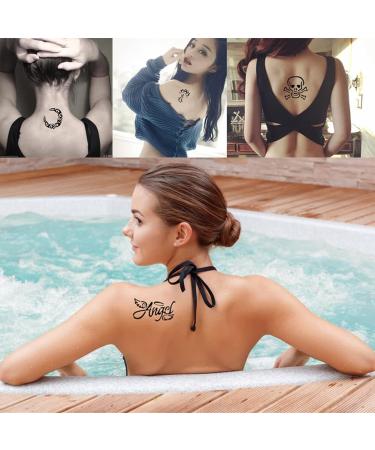 Xmasir 446 Sheet Semi Permanent Tattoo Kit with Henna Stencils and Glitter - Gift Set for Women's Body Art - Buy Online on GoSupps.com