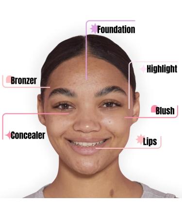 Meiyume Collection Cosmetica Filter Finish Face Palet 3 in 1 Blush Bronzer Highlight Glow Up 72g - Buy Online on GoSupps.com