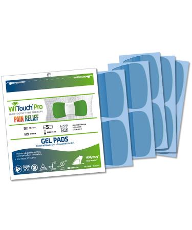 Hollywog TENS Unit Replacement Gel Pads, WiTouch Pro & Aleve Direct Therapy TENS Pads Replacement, Reusable Self-Adhesive Electrode Pads for TENS Units (10 Gel Pads)