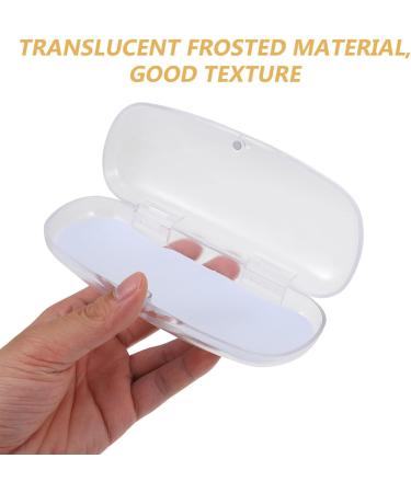 COHEALI Glasses Case - 2 Pack Transparent Eyeglass Holder & Lens Storage Box for Safe Eyewear Protection - Buy Online on GoSupps.com