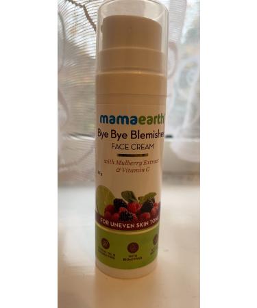 Mamaearth Bye Bye Blemishes Face Cream For Pigmentation & Blemish Removal With Mulberry Extract & Vitamin C - 30ml