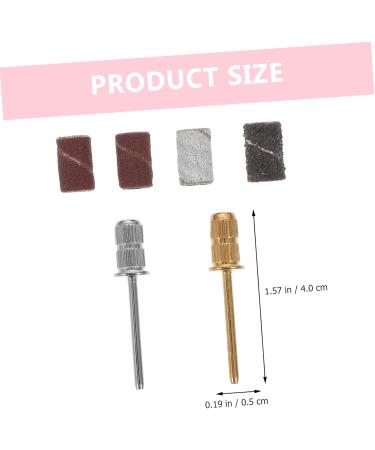 Ipetboom Faux Nails 1 Set Nail Sand Circle Cap Polisher Carbide Artificial Nails - Buy Online on GoSupps.com