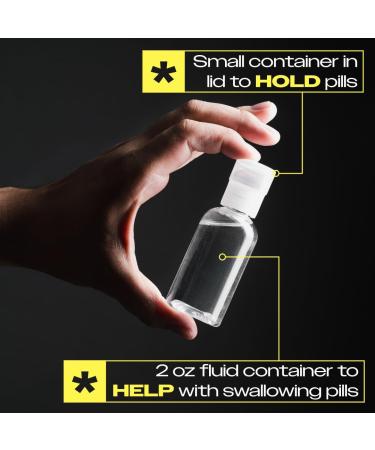 Travel Pill Case - Compact Pill Organizer for Vitamins & Pills | Portable Travel Pill Box by Vitago - Buy Online on GoSupps.com