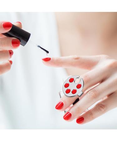 DECHOUS Palette de M lange Vernis Ongles Bague 4 Pi ces Petit Format Anneaux pour Ongles Nail Art Cr ation Manucure Amatrices - Buy Online on GoSupps.com