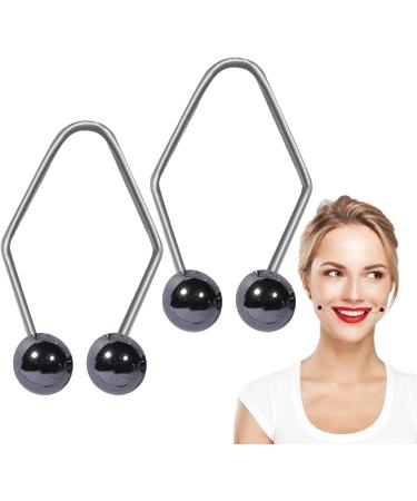Dimple Trainer | Dimple Makers | Face Muscle Trainer | Stainless Steel Rustproof Smile Exercisers | Women Men Smile Correctors | Facial Beauty Training Tool For Working Reading (Black) - Buy Online on GoSupps.com