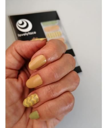 Buy Lovelyface Autumn Nail Wraps - 16 Long-Lasting Self-Adhesive & Non-Toxic Nail Foils | Perfect Patterned Nail Stickers for Easy Application - Buy Online on GoSupps.com