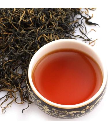 GOARTEA Th Noir 250g / 8.8oz Premium Grade Lapsang Souchong Tea Loose Leaf Chinese Black Tea Th Noir - Golden Buds/No Smoky Taste - Buy Online on GoSupps.com