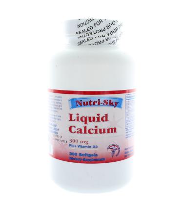 Nutri-sky Liquid Calcium 300mg 300 softgels