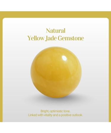 BodyJ4You Lemon + Rosemary Essential Oil Roll On Duo - Pure 100% USDA Organic MCT Coconut Oil - Natural Yellow Jade and Amethyst Stone Rollers - Uplift Focus Scalp Care Wrist Neck Temples - Amber Glas - Buy Online on GoSupps.com