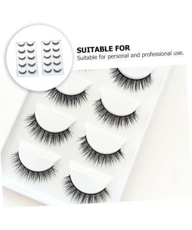 DOITOOL 10 Pairs Fake Eyelashes Girl Makeup Eyelashes False Eyelashes Fake Lashes Makeup Accessories Natural False Lashes Natural Makeup False Fluffy Eyelashes 3d Chemical Fiber Cosmetic - Buy Online on GoSupps.com