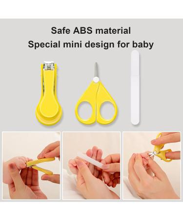Baby Healthcare Kit & Grooming Set 10-in-1 for Newborns - Nail Clipper, Nasal Aspirator, Comb, Brush - Nursery Essentials for Infant Boys & Girls - Buy Online on GoSupps.com