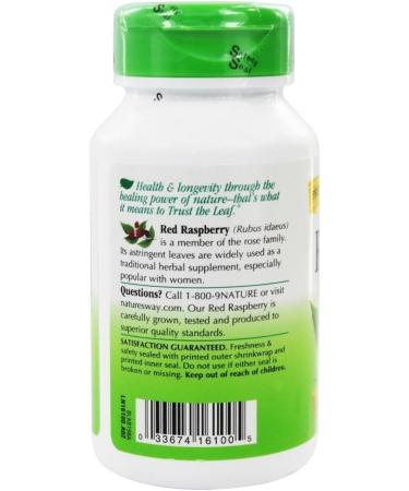 Nature's Way Red Raspberry Leaves - 100 Capsules | Herbal Supplement for Women's Health | Shop Internationally - Buy Online on GoSupps.com