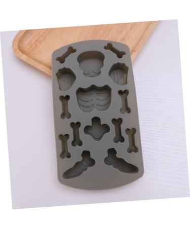 OUNONA 10 Pcs Cake Mold Silicone Molds for Candles Maniquin Halloween Skeleton Molds Bone Cookie Molds Skull Cookie Molds Silicone Cookie Molds Rubber Biscuit Silica Gel Dessert 21X11CMx5pcs - Buy Online on GoSupps.com