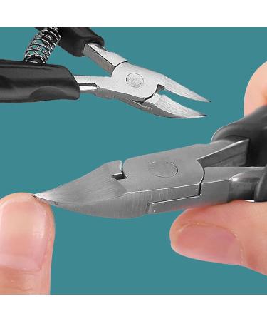 Toenail Cutter Nail Clippers for Seniors Professional Nail Clippers to Prevent Slipping Spring Design Nail Clippers for Thick Ingrown Toenails 2 Pcs - Buy Online on GoSupps.com