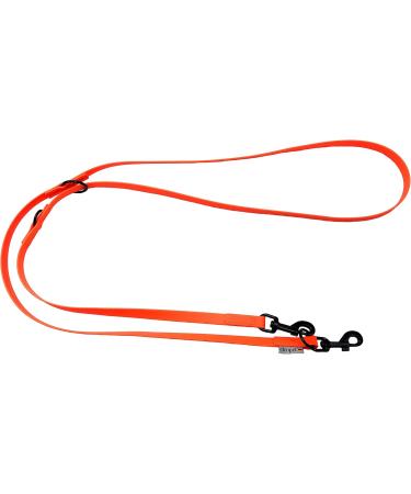 Biothane Dog Leash with Hook - Adjustable for Small & Large Dogs | 2m - 5m Lengths | Durable Neo-Oxange 3.50m x 16mm - Buy Online on GoSupps.com